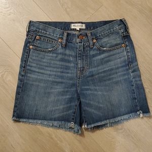 Madewell High-wasted Denim Shorts